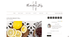 Desktop Screenshot of kitchenjoyblog.com